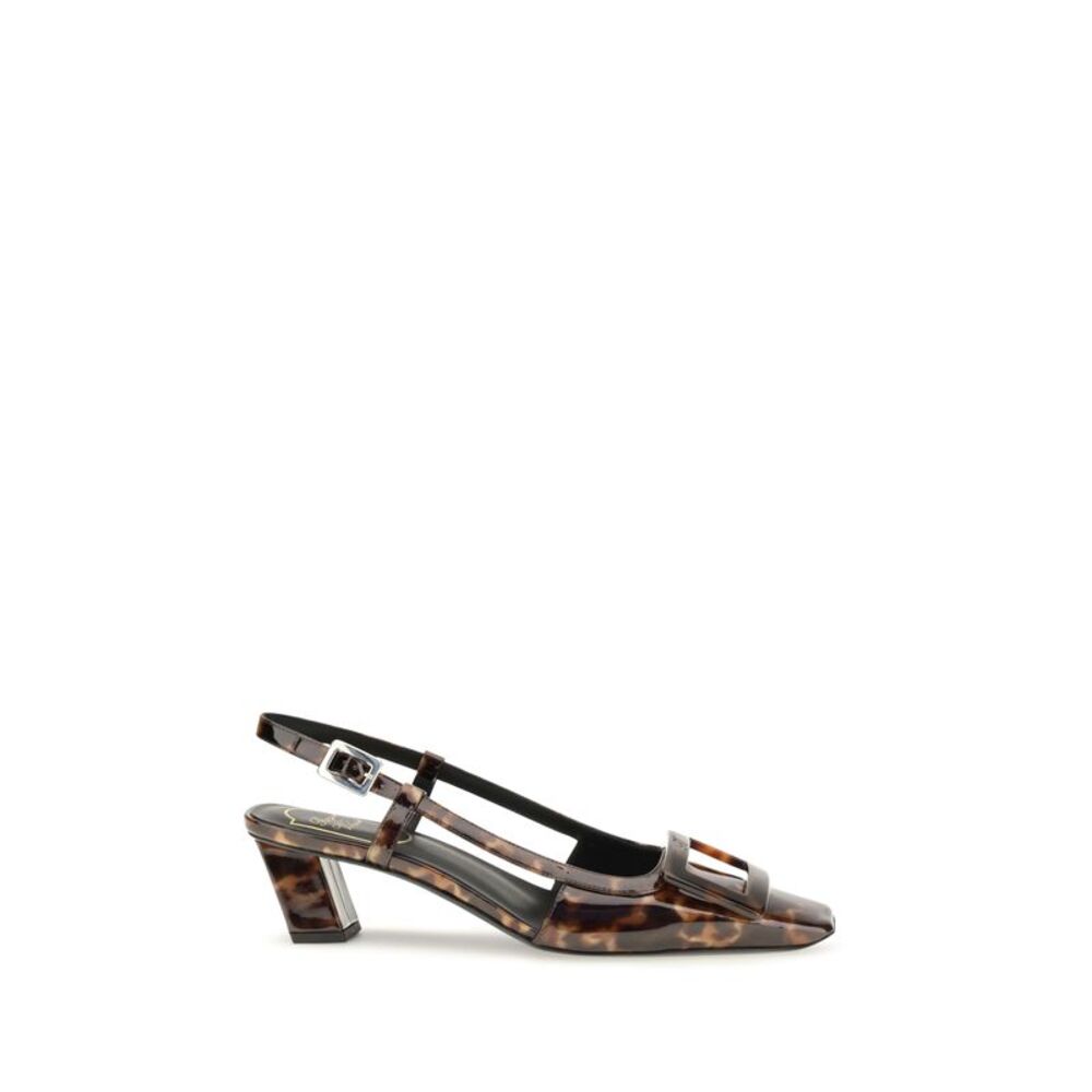 Roger Vivier Women Tortoiseshell Belle Vivier Slingback Pumps